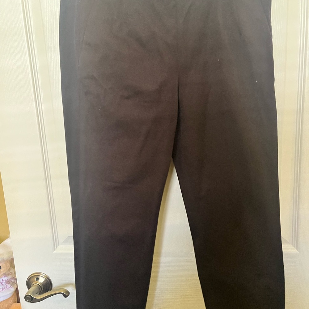 J. Crew Men's Black Straight-Leg Dress Pants